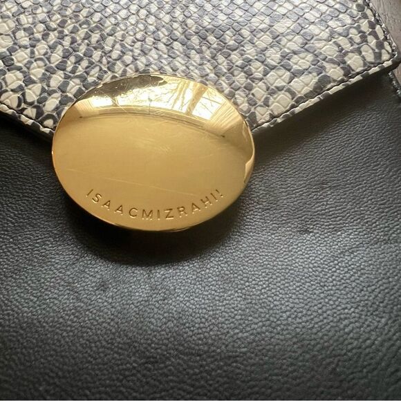 Isaac Mizrahi Mini Leather Crossbody Bag - Picture 14 of 15